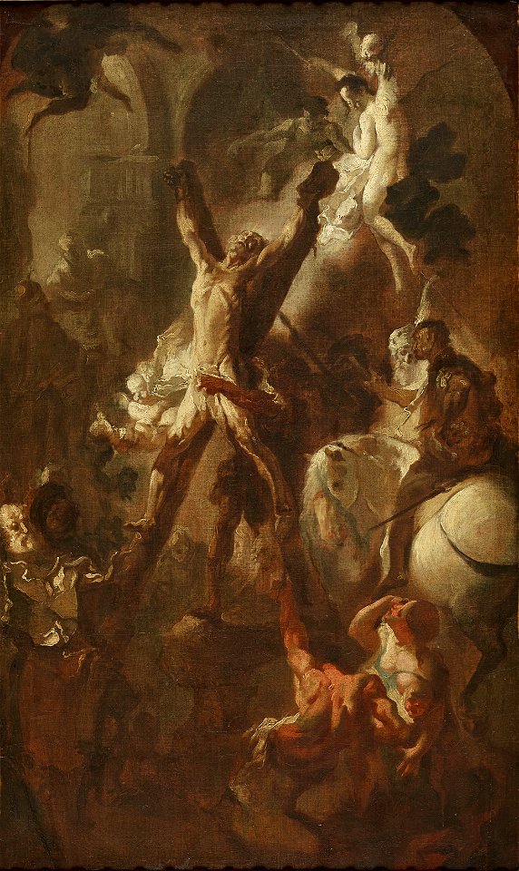 Anonymous - Das Martyrium des heiligen Andreas - 2588 - Österreichische Galerie Belvedere