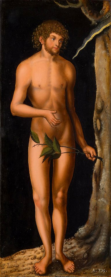 Anonymous - Der Sündenfall, Adam - GG 929a - Kunsthistorisches Museum