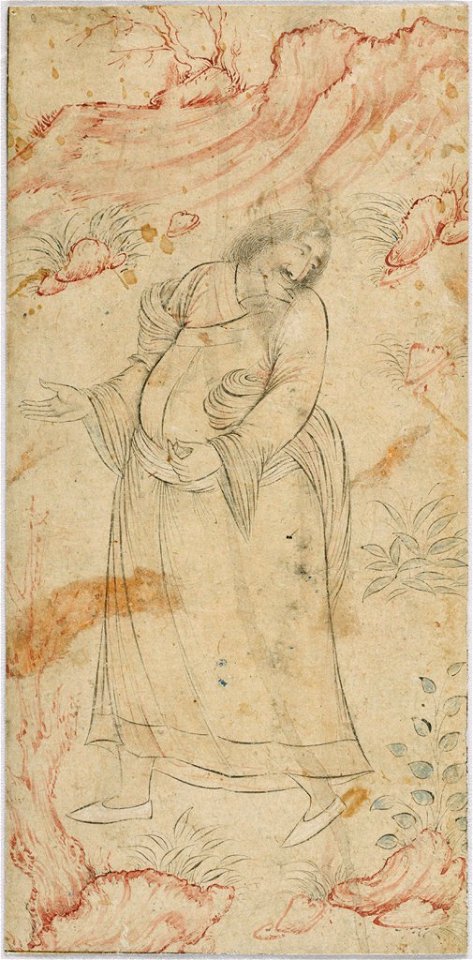 Anonymous - Dervish in a Landscape - 1960.50 - Arthur M. Sackler Museum
