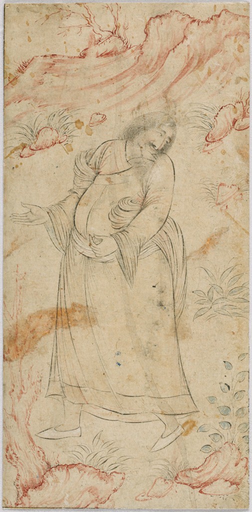 Anonymous - Dervish in a Landscape - 1960.50 - Arthur M. Sackler Museum
