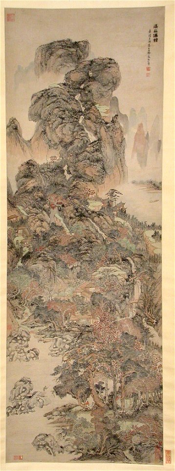 Anonymous - Dwellings of the Immortals Amid Streams and Mountains - 1989.363.74 - Metropolitan Museum of Art