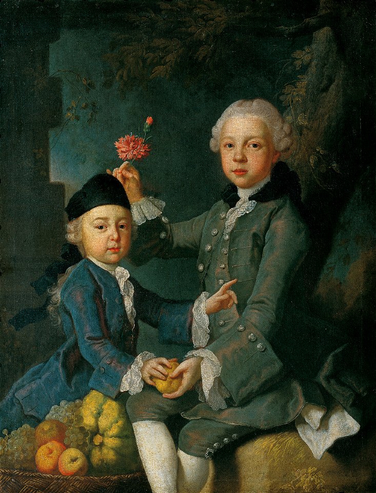 Anonymous - Doppelbildnis Leopold und Vinzenz Ruard - 4108 - Österreichische Galerie Belvedere