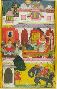 Anonymous - Dipak Raga, illustration from a Ragamala (Garland of Melodies) Series - 1931.18 - Arthur M. Sackler Museum