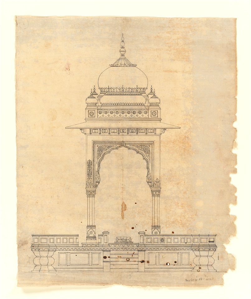 Anonymous - Domed Pavilion - 2008.359.43 - Metropolitan Museum of Art