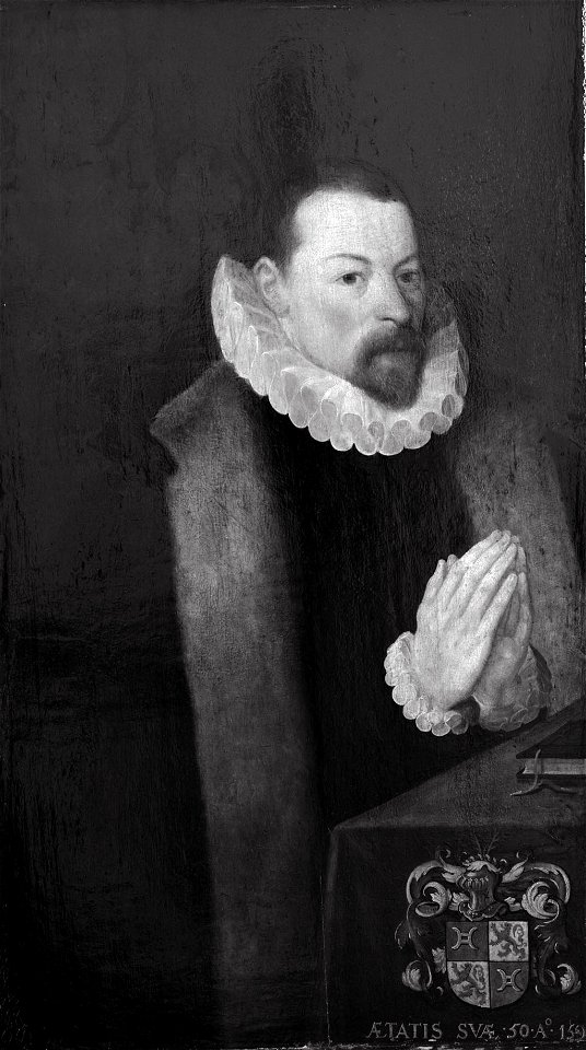 Anonymous - Edelman met gevouwen handen - SA 21712 - Amsterdam Museum