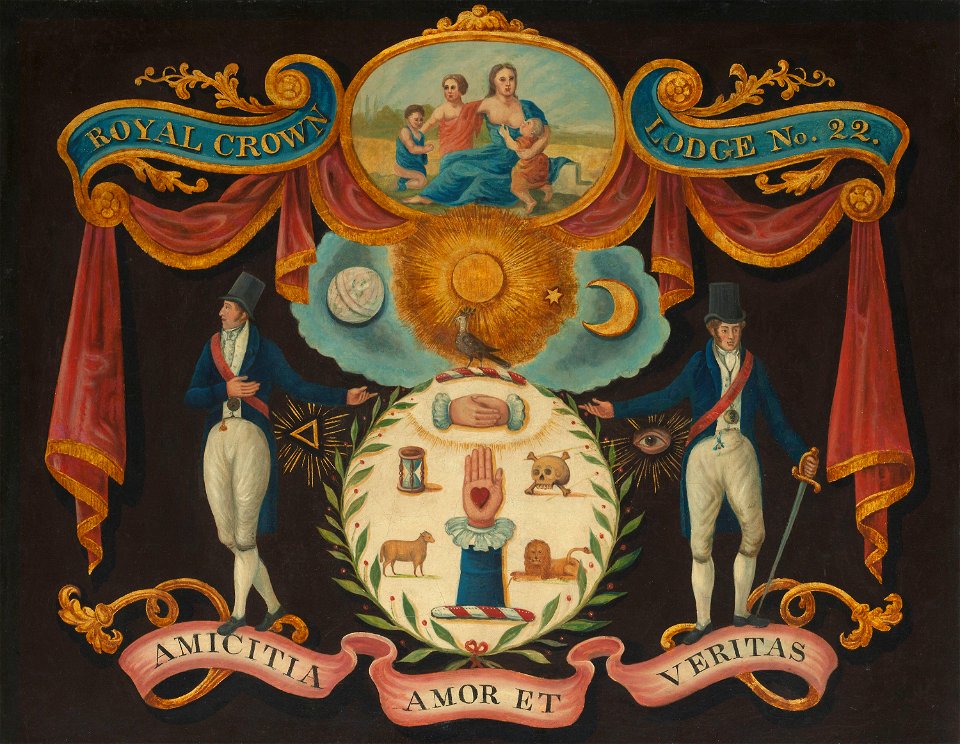 Anonymous - Emblems for Royal Crown Lodge No. 22 - 1980.731 - Art Institute of Chicago
