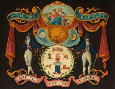 Anonymous - Emblems for Royal Crown Lodge No. 22 - 1980.731 - Art Institute of Chicago