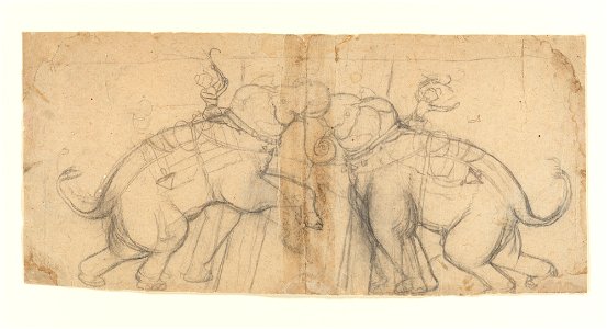 Anonymous - Elephants in Combat - 2008.359.15 - Metropolitan Museum of Art
