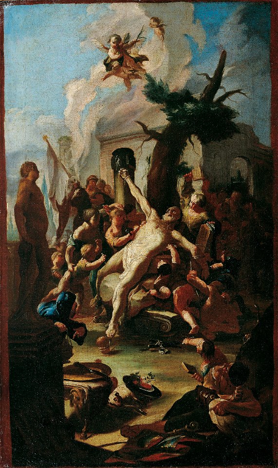 Anonymous - Die Marter des heiligen Cassian - 2169 - Österreichische Galerie Belvedere