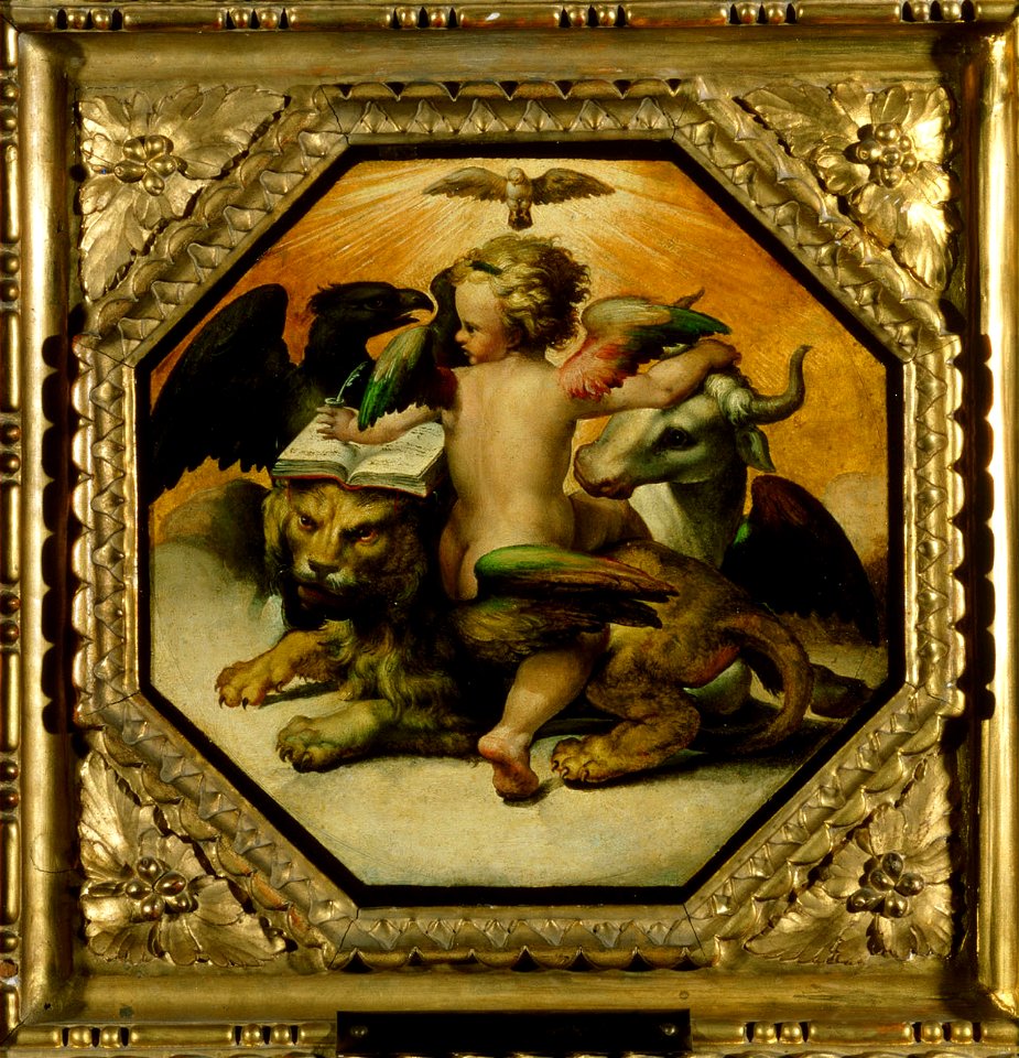 Anonymous - Evangelistensymbole - GG 138 - Kunsthistorisches Museum
