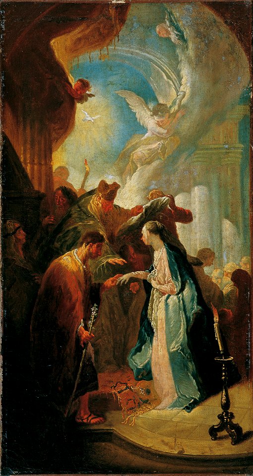 Anonymous - Die Vermählung Mariens - 1485 - Österreichische Galerie Belvedere