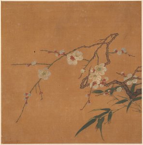 Anonymous - Flowering Plum and Bamboo - 13.100.126 - Metropolitan Museum of Art