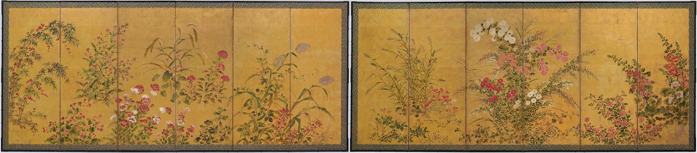 Anonymous - Flowers of All Seasons - 1926.1045-1926.1046 - Art Institute of Chicago