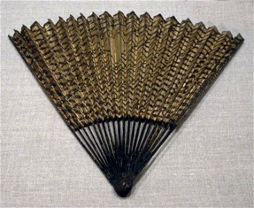 Anonymous - Folding Fan with Fishing Net Decoration - 1988.212 - Metropolitan Museum of Art