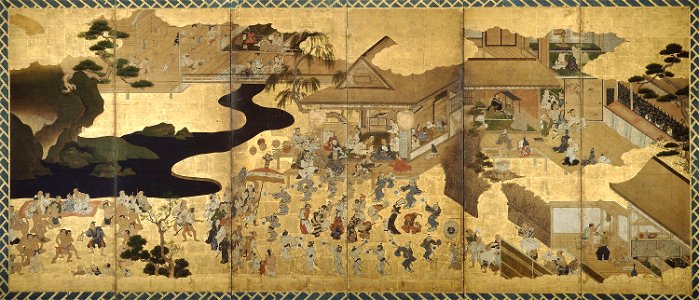 Anonymous - Genre Scenes (Fuzoku byobu) - 1958.307 - Art Institute of Chicago