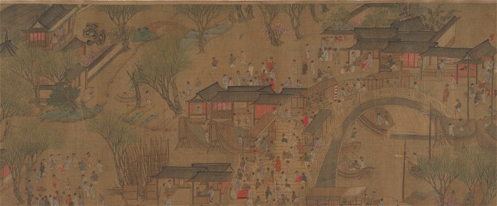 Anonymous - Going Upriver on the Qingming Festival - 11.170 - Metropolitan Museum of Art