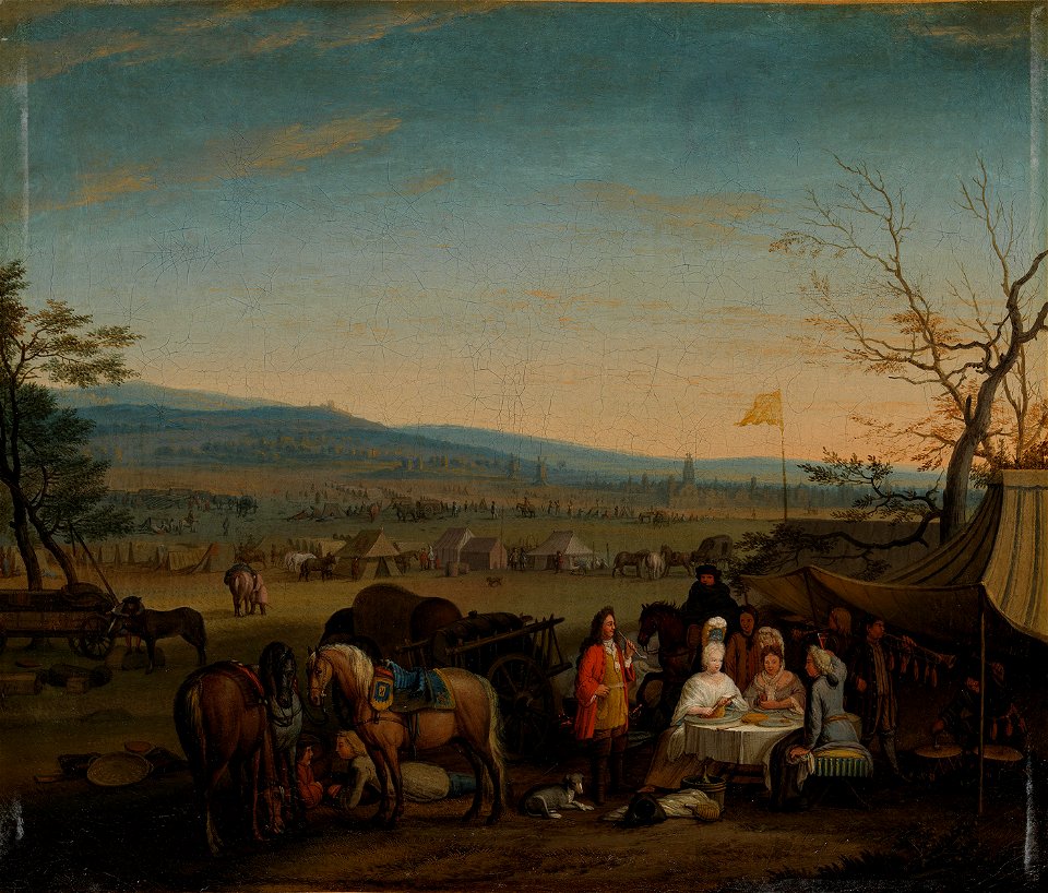 Anonymous - Gastmaal in Legerkamp - SA 818 - Amsterdam Museum