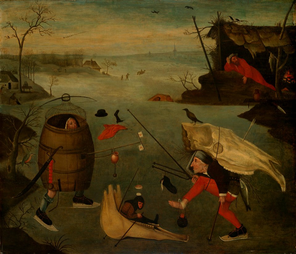 Anonymous - Grotesque Duel on the Ice - 1947.184 - Yale University Art Gallery