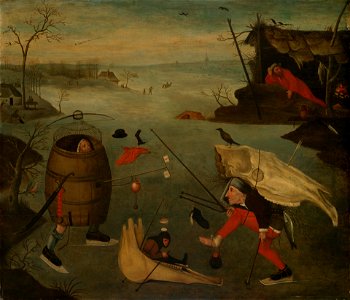 Anonymous - Grotesque Duel on the Ice - 1947.184 - Yale University Art Gallery