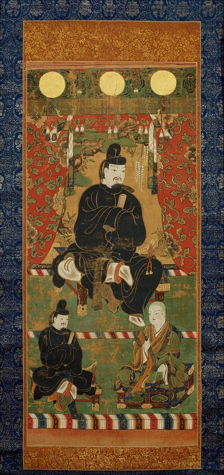 Anonymous - Fujiwara no Kamatari as a Shinto Deity - 1985.16 - Metropolitan Museum of Art