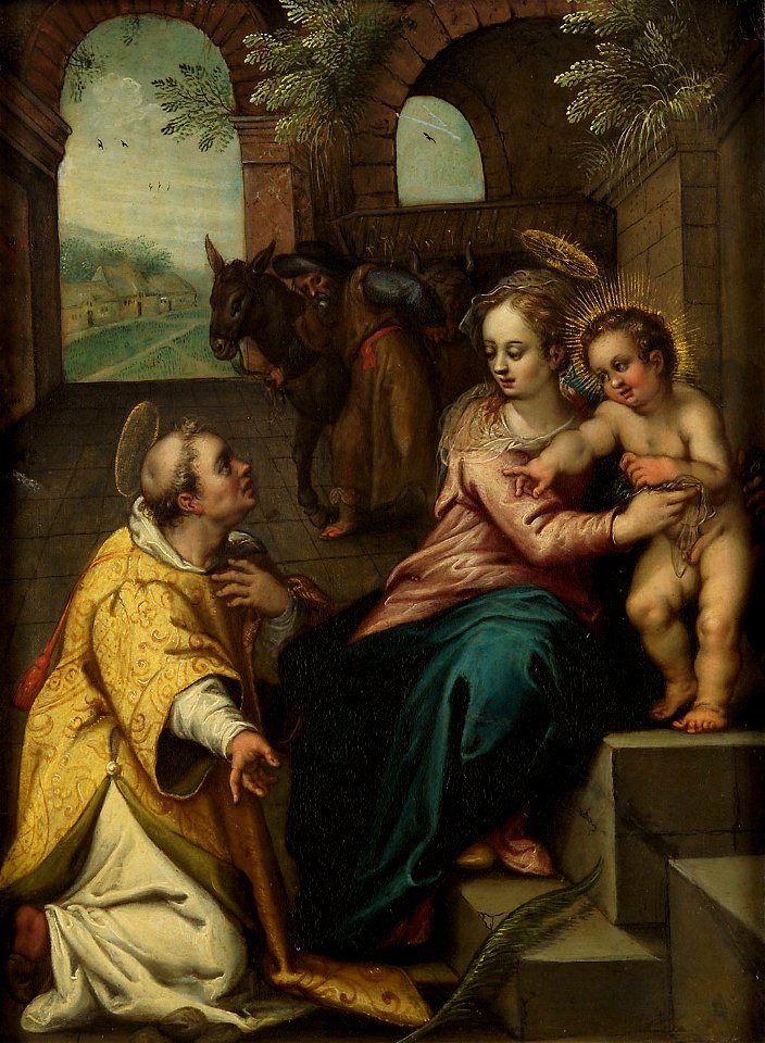 Anonymous - Heilige Familie mit Hl. Stephanus - GG 1089 - Kunsthistorisches Museum