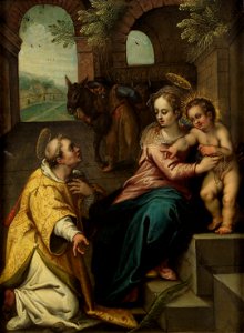 Anonymous - Heilige Familie mit Hl. Stephanus - GG 1089 - Kunsthistorisches Museum