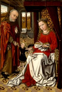 Anonymous - Heilige Familie im Gemach - GG 928 - Kunsthistorisches Museum