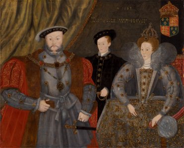 Anonymous - Henry VIII, Elizabeth I, and Edward VI - 1938.311 - Art Institute of Chicago