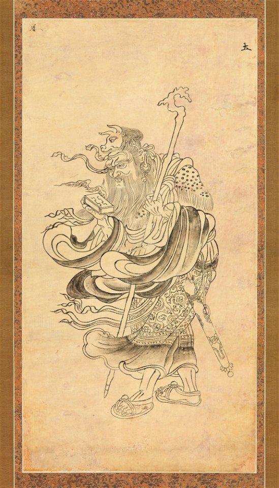 Anonymous - Iconographic Drawing of Saturn (Doyō) - 1975.268.15 - Metropolitan Museum of Art