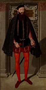 Anonymous - Herzog Wilhelm V. (1516-1592) von Jülich-Cleve-Berg, in ganzer Figur - GG 8183 - Kunsthistorisches Museum