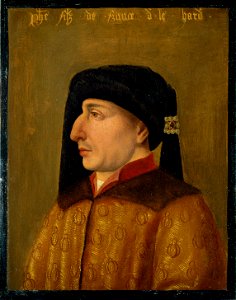 Anonymous - Herzog Philipp der Kühne (1342-1404) von Burgund im Profil - GG 4442 - Kunsthistorisches Museum