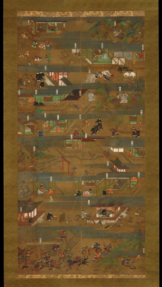 Anonymous - Illustrated Biography of Prince Shōtoku (Shōtoku Taishi e-den) - 29.100.471 - Metropolitan Museum of Art