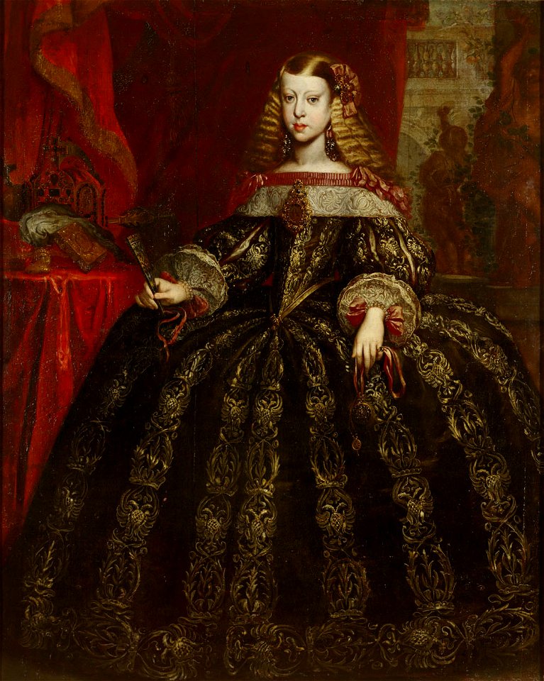 Anonymous - Infantin Margarita Teresa (1651-1673), Kaiserin, Bildnis in ganzer Figur - GG 3075 - Kunsthistorisches Museum
