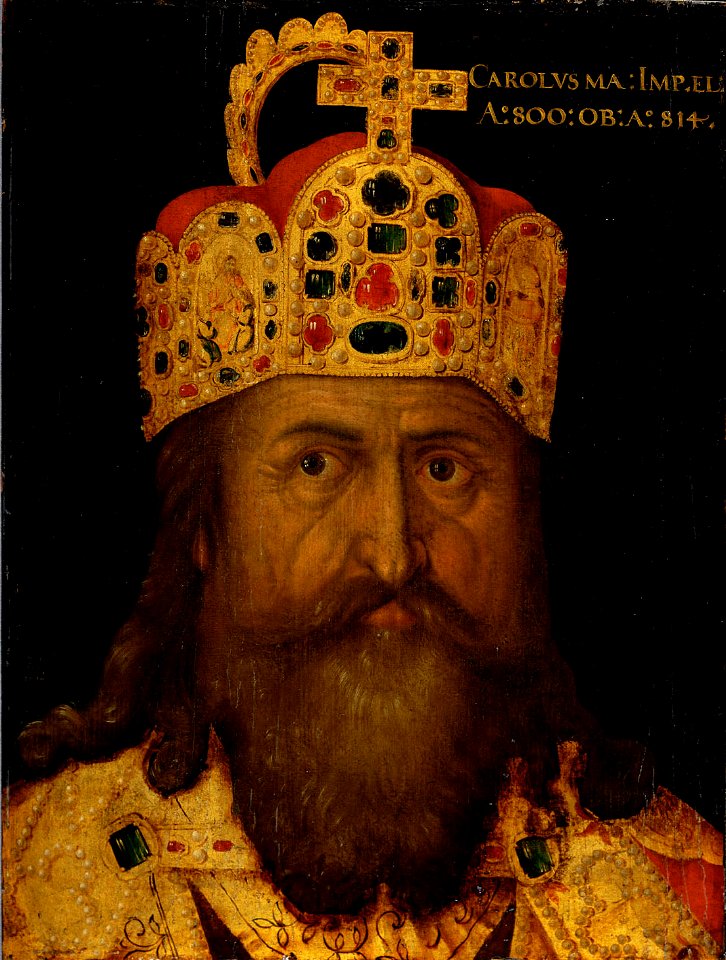 Anonymous - Kaiser Karl der Große (747-814), Brustbild - GG 4416 - Kunsthistorisches Museum