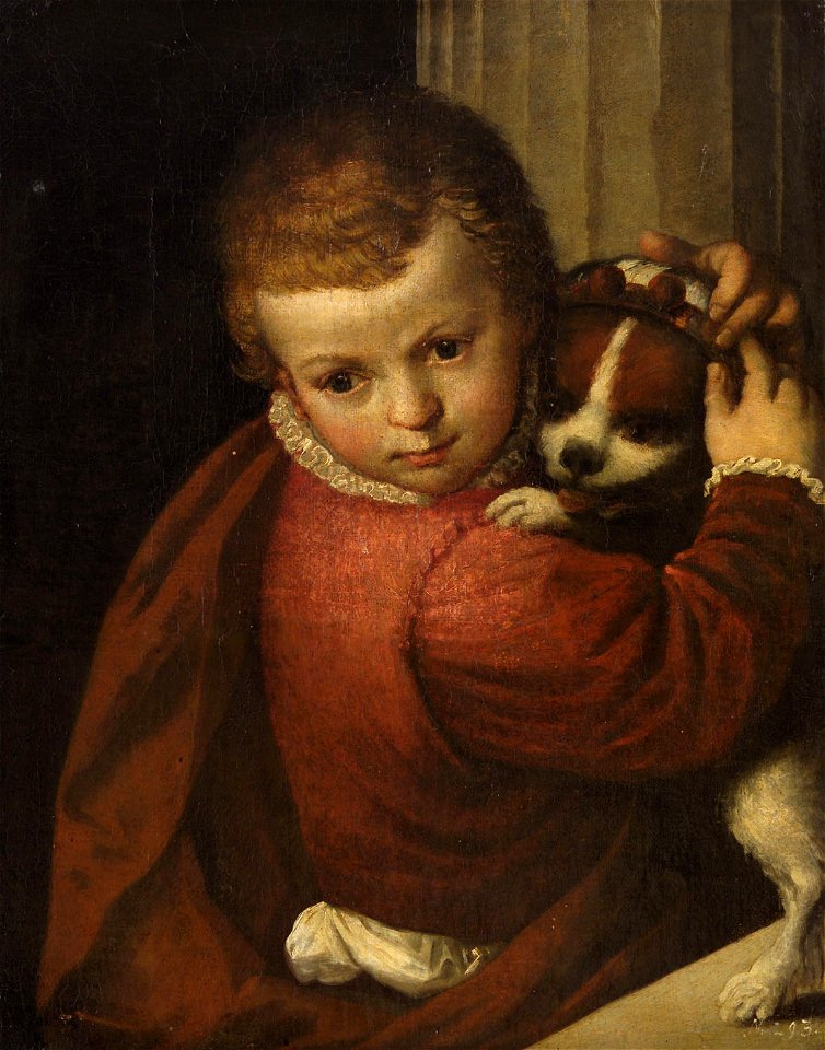 Anonymous - Knabe mit Hund - GG 5 - Kunsthistorisches Museum