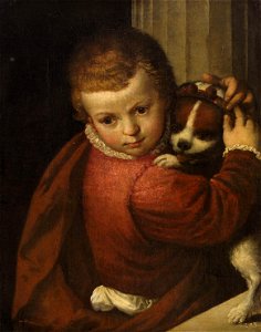Anonymous - Knabe mit Hund - GG 5 - Kunsthistorisches Museum