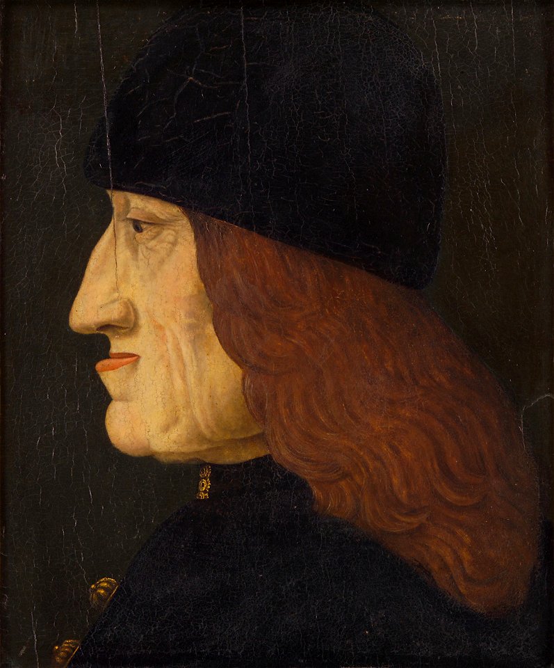 Anonymous - Kaiser Friedrich III. (1415-1493), Profilbildnis - GG 4429 - Kunsthistorisches Museum