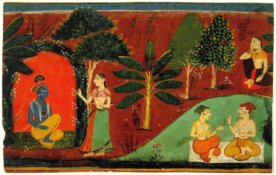 Anonymous - Krishna and Radha - 1934-12.3 - Albright–Knox Art Gallery