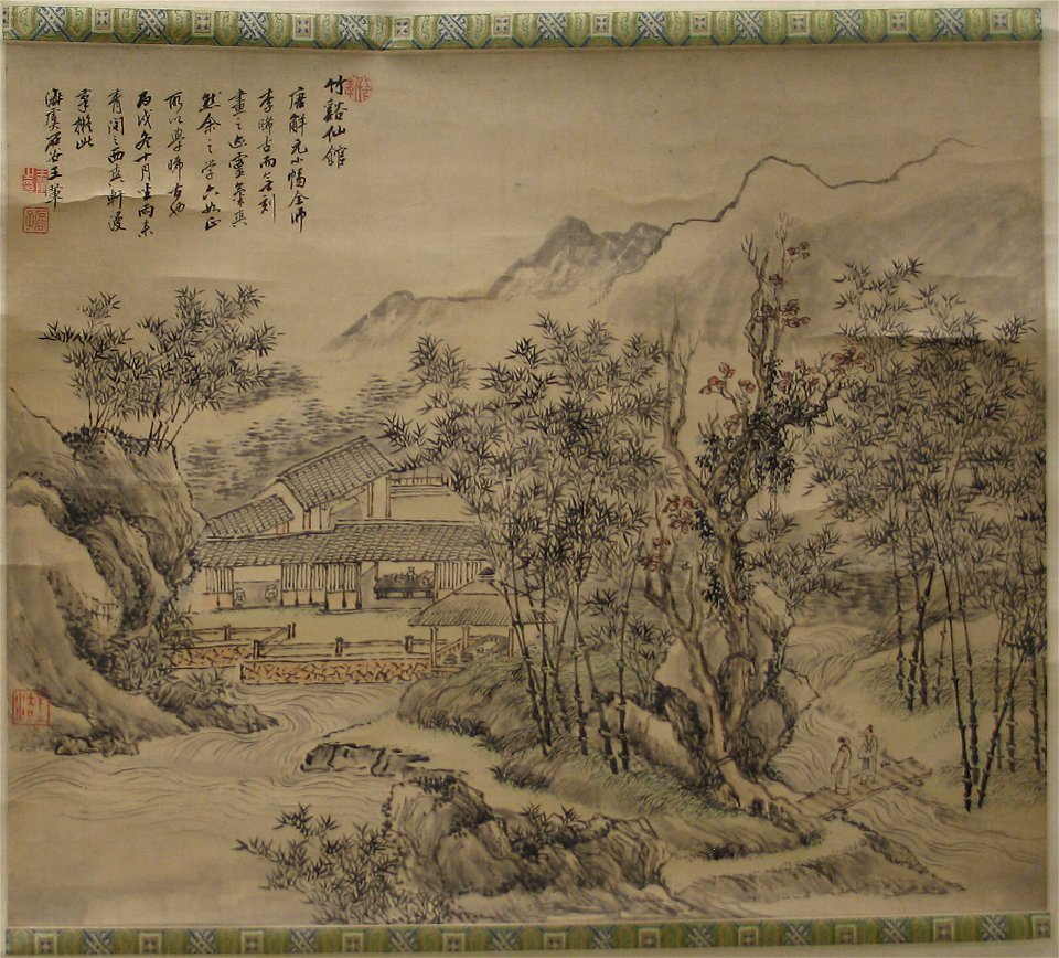 Anonymous - Immortals' Studio by Stream and Bamboo - 13.220.32 - Metropolitan Museum of Art