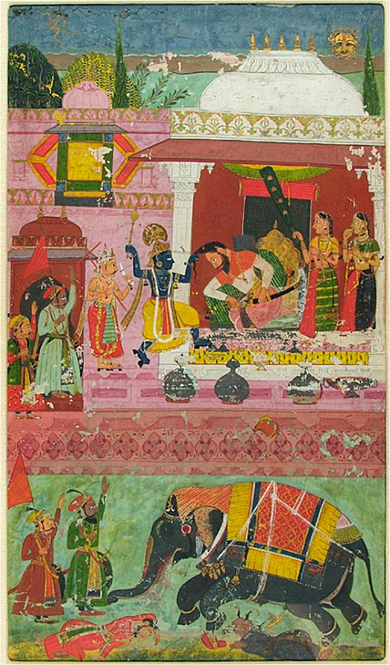 Anonymous - Kanada Ragini, from a Ragamala Series - 1932.32 - Arthur M. Sackler Museum