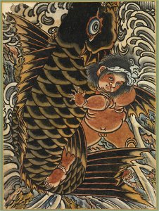 Anonymous - Kintaro with Carp - 1975.268.149 - Metropolitan Museum of Art