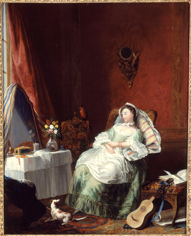 Anonymous - La Liseuse endormie - J 21 - Musée Cognacq-Jay