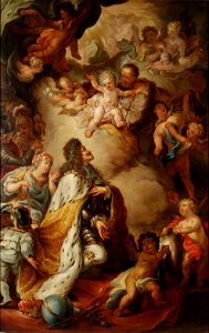 Anonymous - Kaiser Leopold I. (1640-1705) übergibt die Erblande dem Schutz des Hl. Joseph - GG 6160 - Kunsthistorisches Museum