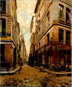 Anonymous - La Rue de l'Hôtel-Colbert, en 1888 - P204 - Musée Carnavalet