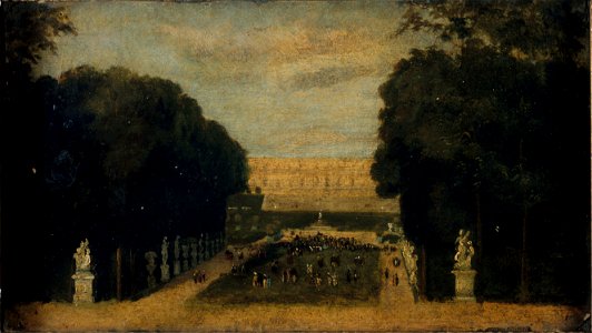 Anonymous - L'allée du Tapis-Vert, à Versailles - P2599 - Musée Carnavalet
