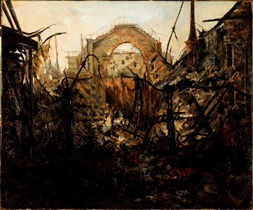 Anonymous - L'intérieur de l'Opéra-Comique, après l'incendie du 15 mai 1887 - P319 - Musée Carnavalet