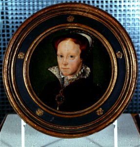 Anonymous - Königin Maria die Katholische (1516-1558) von England, Brustbild - GG 853 - Kunsthistorisches Museum