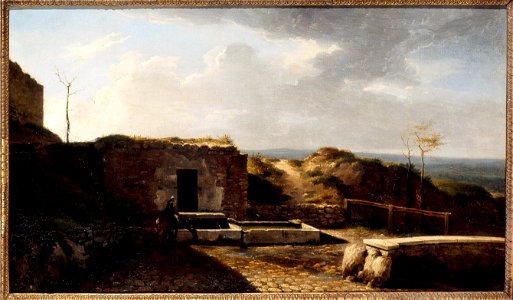 Anonymous - L'abreuvoir de Montmartre, vers 1840 - P754 - Musée Carnavalet