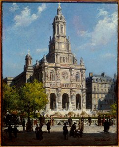Anonymous - L'église de la Trinité - P372 - Musée Carnavalet