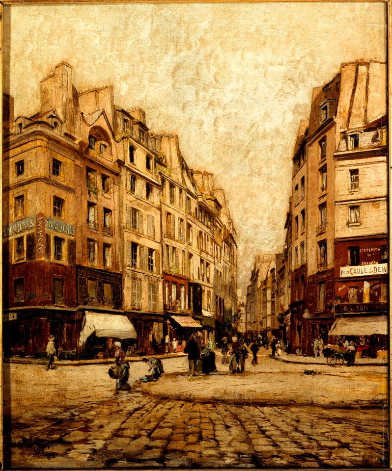 Anonymous - La Rue Galande, en 1888 - P202 - Musée Carnavalet